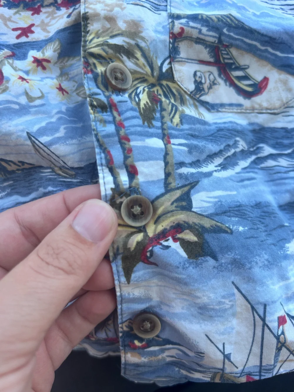 The Children's Place Tropical Button-Up Shirt
